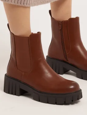 Bottines avec élastique latéral