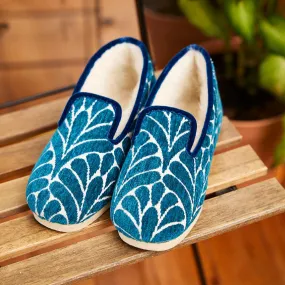 Chausson Charles - Bleu Fleuri - Unsibeaupas - Marques de France