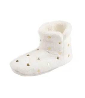 Chaussons boots Gold ivoire Admas