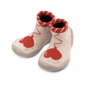COLLEGIEN - CHAUSSONS BALLON COEUR -  littlecasba.com