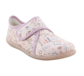 Pantoufles  Bellamy MARTIEN Ecriture Rose
